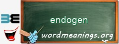 WordMeaning blackboard for endogen